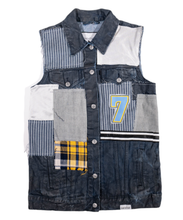 Load image into Gallery viewer, Nuggets #7 Patch work Denim Vest
