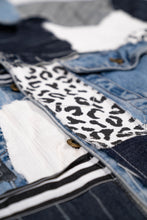 Load image into Gallery viewer, Raw Patchwork Denim Jacket