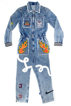 Load image into Gallery viewer, Remixed Denim Jumpsuit