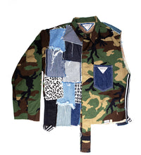 Load image into Gallery viewer, Patchwork Military Top