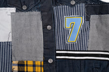 Load image into Gallery viewer, Nuggets #7 Patch work Denim Vest