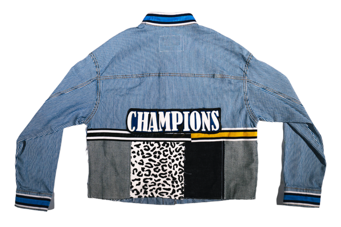 Champion Nuggets inspired Denim Jacket