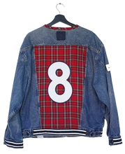 Load image into Gallery viewer, Double Flannel Denim Jacket