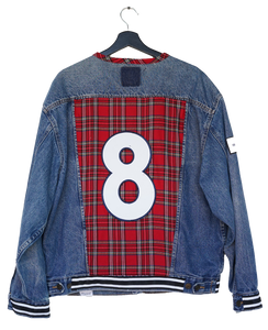Double Flannel Denim Jacket