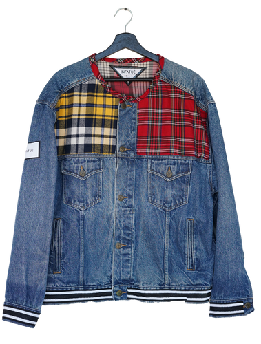 Double Flannel Denim Jacket