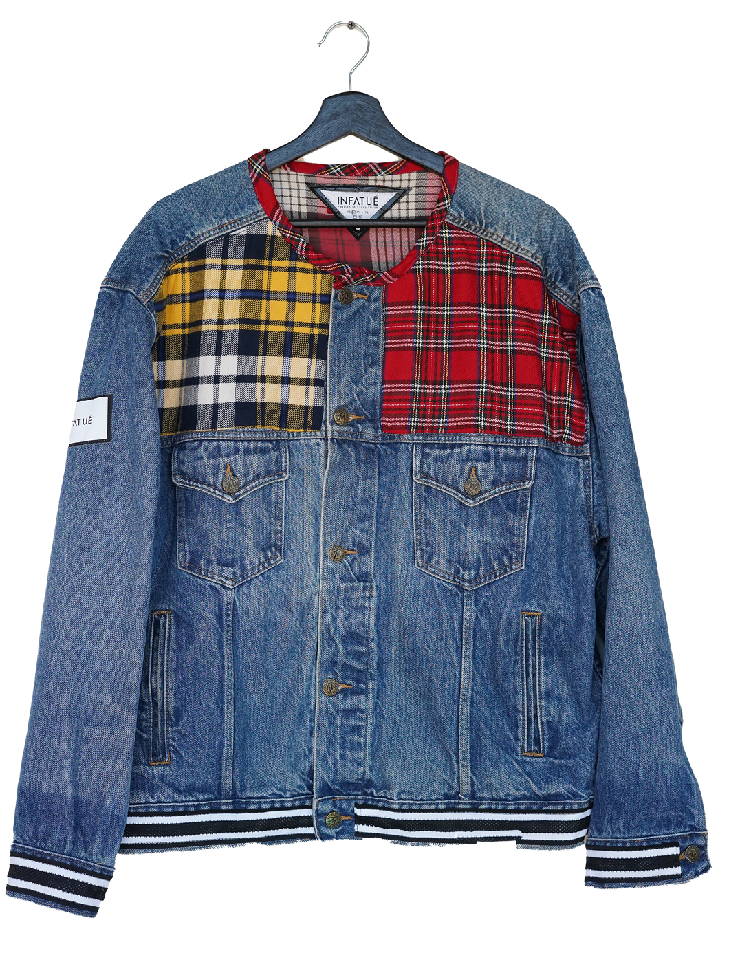 Double Flannel Denim Jacket