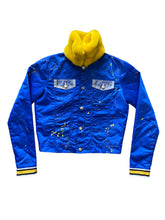 Load image into Gallery viewer, Blue &amp; Yellow! Fleece Jacket