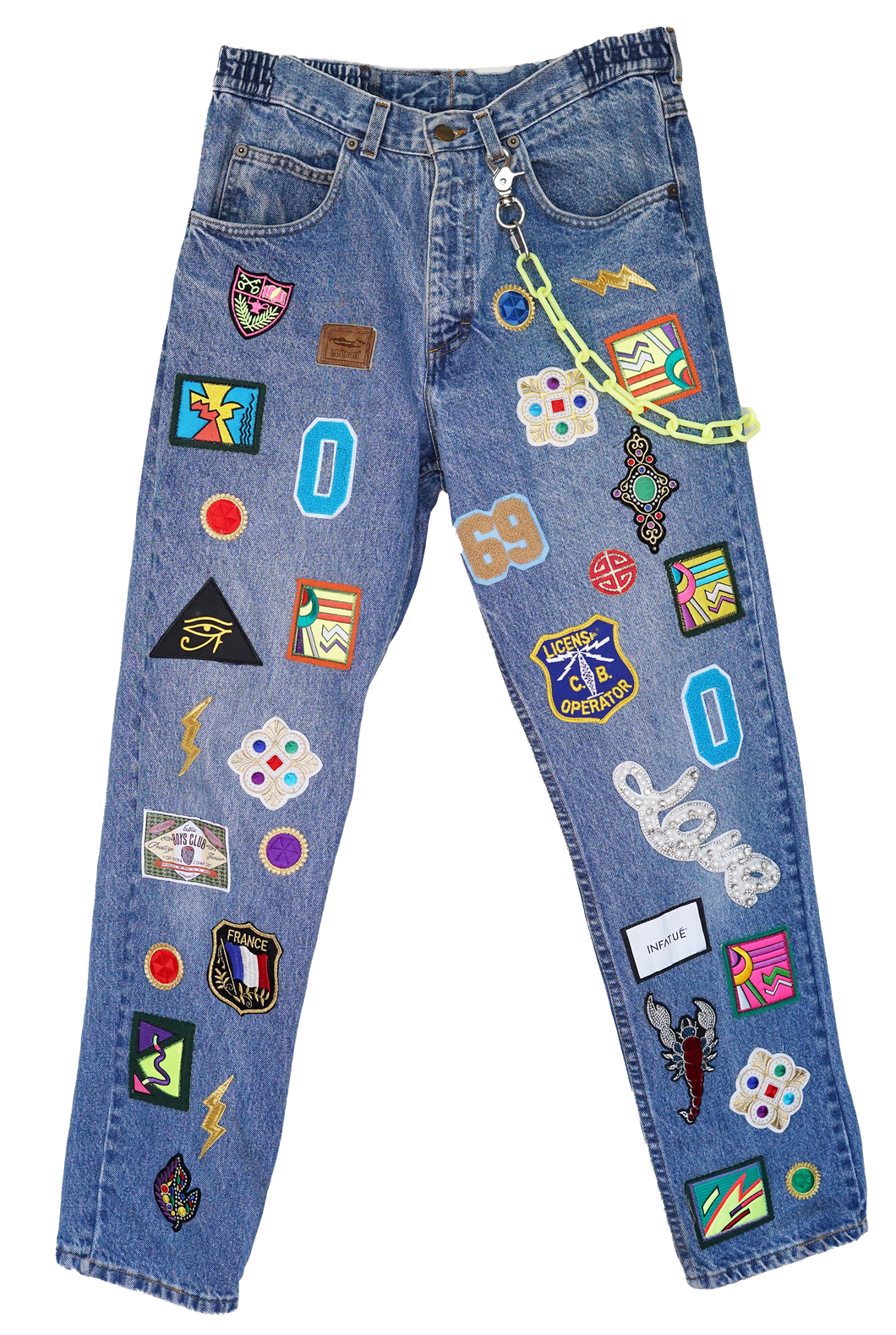 Collage Denim Jeans