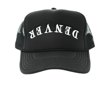 Load image into Gallery viewer, &quot;The Denver&quot; Hat Black Trucker