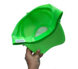 Green Splattered Trucker Hat
