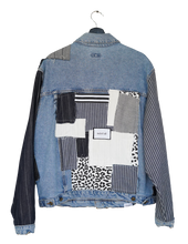 Load image into Gallery viewer, Raw Patchwork Denim Jacket