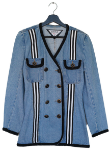 Porche Inspired Denim Blazer