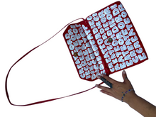 Load image into Gallery viewer, Create or Die Red Leather Purse