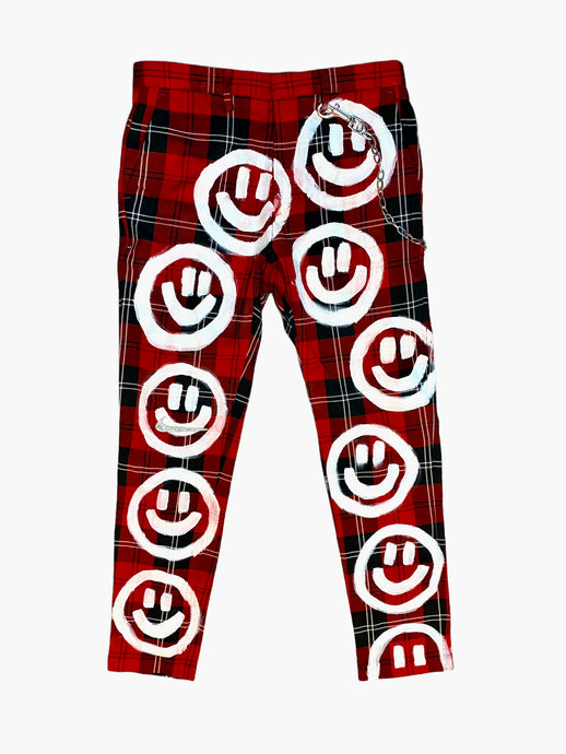 JUST DO IT Red Flannel Pants
