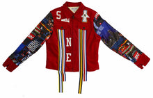 Load image into Gallery viewer, 333 City Nights Red Zip Up Jacket